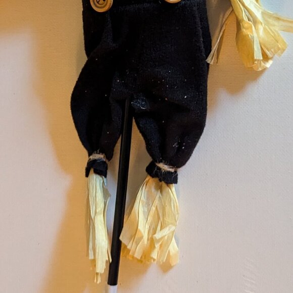 NWT Jack o' Lantern Scarecrow Halloween Decoration Floral Pick Straw Ashland NEW - Picture 3 of 8